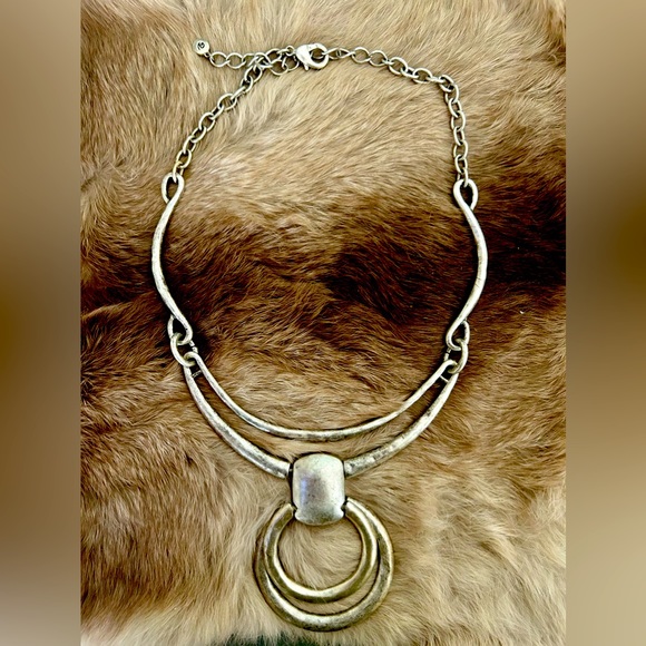 Silver statement necklace - Picture 1 of 1